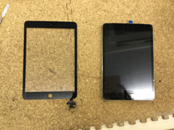 iPad Mini3 　タッチパネル交換