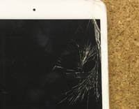 iPad Air 2 ガラスの亀裂